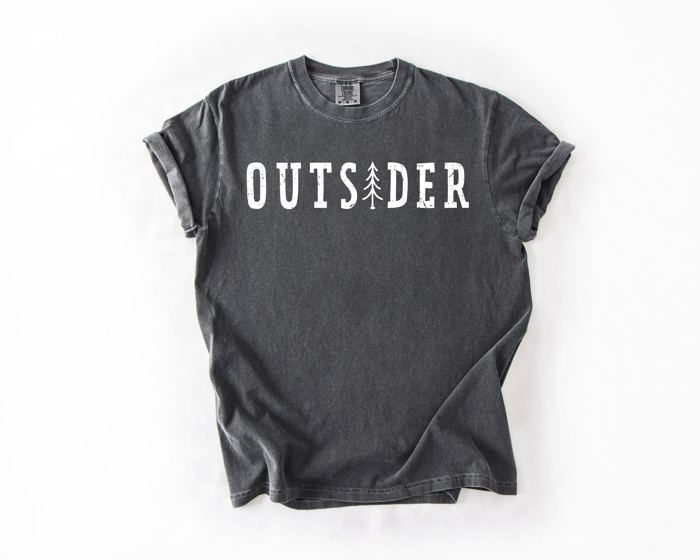 Outsider Adventure Boat Lake Life Camping Outdoor Nature Travel Comfort Colors Tee