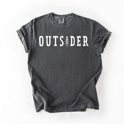 Outsider Adventure Boat Lake Life Camping Outdoor Nature Travel Comfort Colors Tee