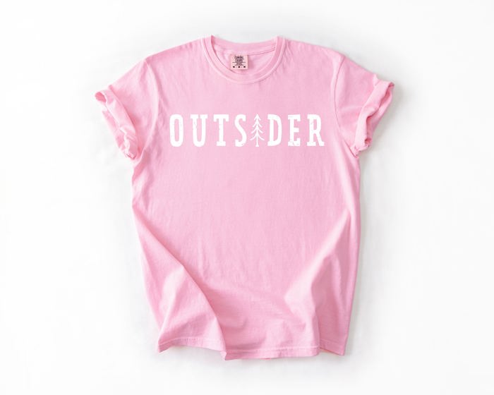 Outsider Adventure Boat Lake Life Camping Outdoor Nature Travel Comfort Colors Tee