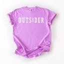 Medium Violet Purple Outsider Adventure Boat Lake Life Camping Outdoor Nature Travel Comfort Colors Tee