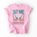 XXL Blossom Light Pink Salty Moms Beach Club Summer Beach Sea Life Outdoor Travel Western Country Comfort Colors Tee