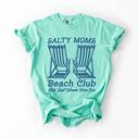  Salty Moms Beach Day Adventure Sunshine Travel Vacation Seaside Memories Comfort Colors Tee