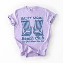 Large Orchid Light Purple Salty Moms Beach Day Adventure Sunshine Travel Vacation Seaside Memories Comfort Colors Tee