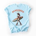 XXL Chambray Baby Blue Sun Kissed Cowgirl Summer Beach Sea Life Outdoor Travel Western Country Comfort Colors Tee