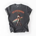 XXXL Pepper Dark Gray Sun Kissed Cowgirl Summer Beach Sea Life Outdoor Travel Western Country Comfort Colors Tee