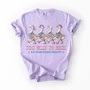 XXXL Orchid Light Purple Too Silly To Sink Goose Beach Vacation Summer Travel Sundrenched Holiday Sun Edition Comfort Colors Tee