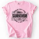 XXL Blossom Light Pink 1900s Survivor, Funny Gen X Nostalgia Attitude, Sarcastic Retro Humor For Bold Collectors Comfort Colors Tee