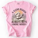 XXXL Blossom Light Pink A Clean Beaver, Get More Wood Classic Dad Humor Design Edition Comfort Colors Tee