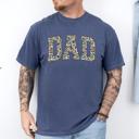 XL Denim Blue Dad's Camo Classic Old School Camouflage Outdoorsman Tribute For Fathers Husbands Brothers And Dads Comfort Colors Tee