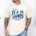 Medium Ivory Cream Dad's Camo Fishing Camp Outdoors Enthusiast Who Loves Lakes Rivers And Trails Comfort Colors Tee