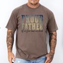  Proud Father Of A Few Bad Ass Kids Dad Life Edition Forever Strong Comfort Colors Tee