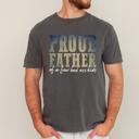 XXL Pepper Dark Gray Proud Father Of A Few Bad Ass Kids Dad Life Edition Forever Strong Comfort Colors Tee