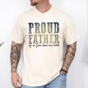 XL Ivory Cream Proud Father Of A Few Bad Ass Kids Dad Life Edition Forever Strong Comfort Colors Tee