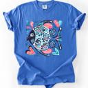 XXXL Flo Blue Watercolor Fish Gorgeous Summer Beach Sunshine Ocean Breeze Seaside Vibes Coastal Calm Comfort Colors Tee