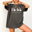 XL Pepper Dark Gray Just A Third Grade Goose Bow First Day Of School Teacher Appreciation Edition Comfort Colors Tee