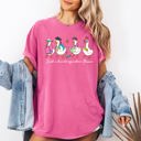 Small Crunchberry Pink Just A Fourth Grade Goose Teacher Back To School First Day Edition Comfort Colors Tee