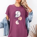 Large Berry Red Teach Them Love Them Teacher Boho Back To School First Day Of School Cute Appreciation Coquette Comfort Colors Tee
