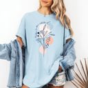 XL Chambray Baby Blue Teach Them Love Them Teacher Boho Back To School First Day Of School Cute Appreciation Coquette Comfort Colors Tee