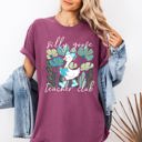 XXL Berry Red Silly Goose Teacher Club Coquette Back To School First Day Of School Comfort Colors Tee
