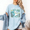 XXL Chambray Baby Blue Silly Goose Teacher Club Coquette Back To School First Day Of School Comfort Colors Tee