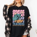  Teachers Plant Seeds Boho Floral Back to School First Day of School Comfort Colors Tee