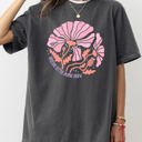 Small Pepper Dark Gray Helping Little Minds Boho Floral Back To School First Day Teacher Appreciation Comfort Colors Tee