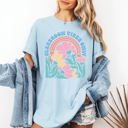 XXXL Chambray Baby Blue Classroom Vibes Only Boho Floral Back To School First Day Of School Teacher Appreciation Coquette Comfort Colors Tee