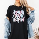 XL Black Teach Love Inspire Classroom Vibes for the First Day of School Comfort Colors Tee