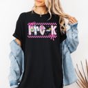 XXXL Black Pre-K Teacher Retro Checkered First Day Back To School Celebration Edition Comfort Colors Tee