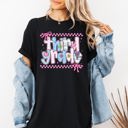 XXL Black Third Grade Teacher Retro Checkered Back To School First Day Memories Comfort Colors Tee