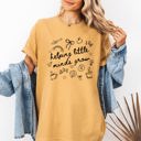 Small Mustard Helping Little Minds Grow Comfort Colors Tee