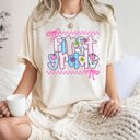  First Grade Teacher Retro Checkered Pattern Back To School Style For Teachers Comfort Colors Tee