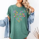  It Takes A Big Heart Teacher Back To School First Day Of School Comfort Colors Tee