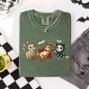  Adorable Halloween Cats Cozy Autumn Cat Themed Whimsical Feline Nighttime Festival Favorite Comfort Colors Tee