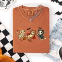 XXL Yam Adorable Halloween Cats Cozy Autumn Cat Themed Whimsical Feline Nighttime Festival Favorite Comfort Colors Tee