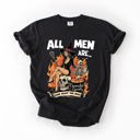 XXXL Black All Men Are Cremated Equally Halloween Witch Feminist Sarcastic Comfort Colors Tee