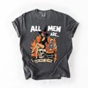Medium Pepper Dark Gray All Men Are Cremated Equally Halloween Witch Feminist Sarcastic Comfort Colors Tee