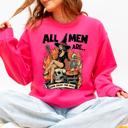  All Men Are Cremated Equally Witch Halloween Feminist Sarcastic Concept Sweatshirt