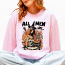 XXL Light Pink All Men Are Cremated Equally Witch Halloween Feminist Sarcastic Concept Sweatshirt