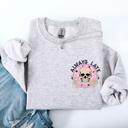 XXXL Ash Light Gray Always Late Skeleton Mood Vibe With A Playful Halloween Spirit And Cozy Pocket Detail Pocket Sweatshirt