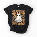 XXXL Black Beautiful Halloween, Flowers, Coquette Ghost Artwork Collection Comfort Colors Tee