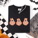 XXXL Black Cute Halloween Ghosts Pattern Coquette Night Parade Limited Edition Comfort Colors Tee