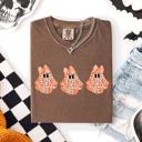 XXXL Espresso Cute Halloween Ghosts Pattern Coquette Night Parade Limited Edition Comfort Colors Tee