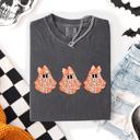 Small Pepper Dark Gray Cute Halloween Ghosts Pattern Coquette Night Parade Limited Edition Comfort Colors Tee
