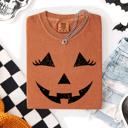 XXL Yam Cute Jack O Lantern Halloween Theme Cozy Silhouette Illustration Seasonal Colorful Edition Comfort Colors Tee