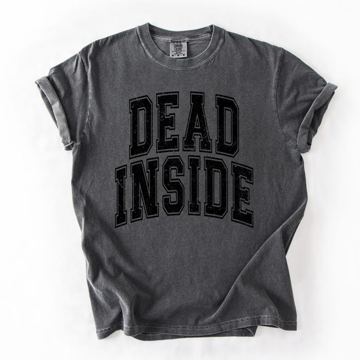 Dead Inside Mood Halloween Vibes Spooky Season Edition Premium Comfort Colors Tee