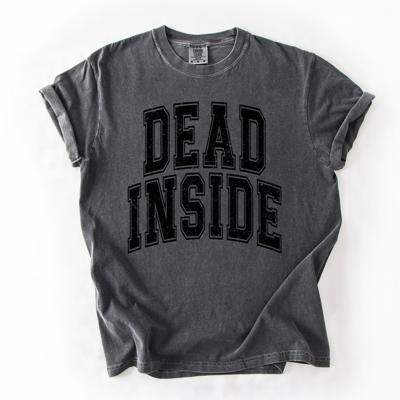 Dead Inside Mood Halloween Vibes Spooky Season Edition Premium Comfort Colors Tee