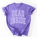 Small Violet Purple Dead Inside Mood Halloween Vibes Spooky Season Edition Premium Comfort Colors Tee