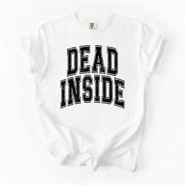 Dead Inside Mood Halloween Vibes Spooky Season Edition Premium Comfort Colors Tee