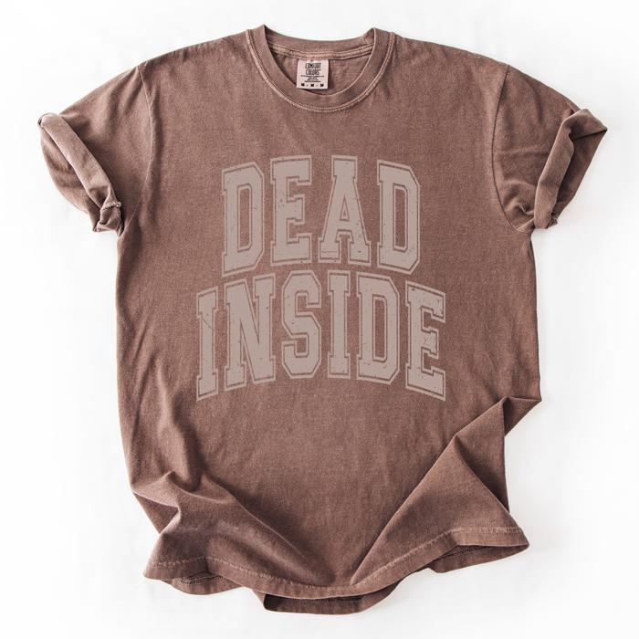 Dead Inside Mood Halloween Vibes Spooky Season Edition Premium Comfort Colors Tee